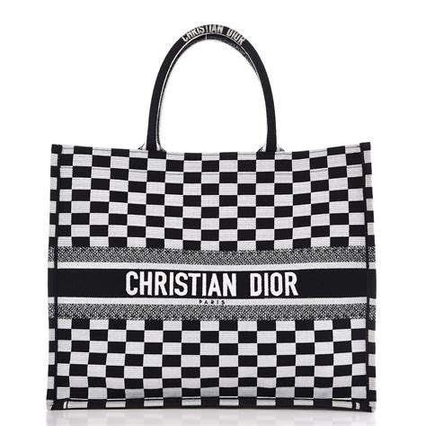 black and white checkered purse dior|christian Dior purse black.